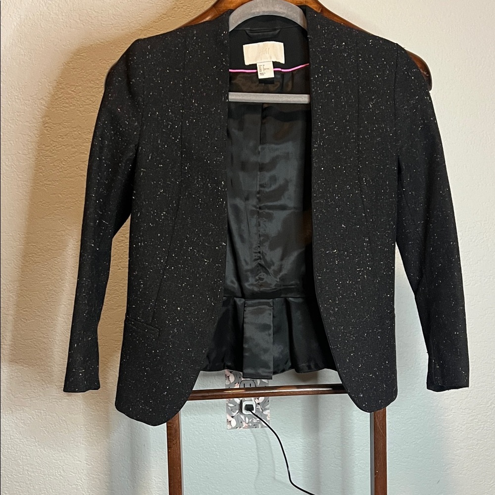 H&M Black Speckled Women's Blazer